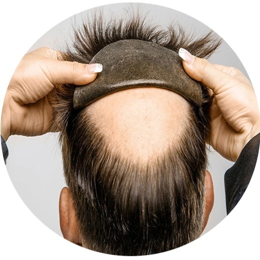 Hair Gluing
